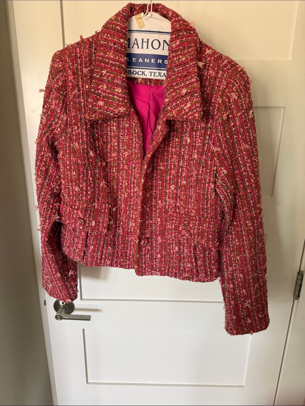 Pink blazer